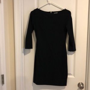 Black 3/4 sleeve dress